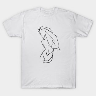 Beauty Body Line Art T-Shirt